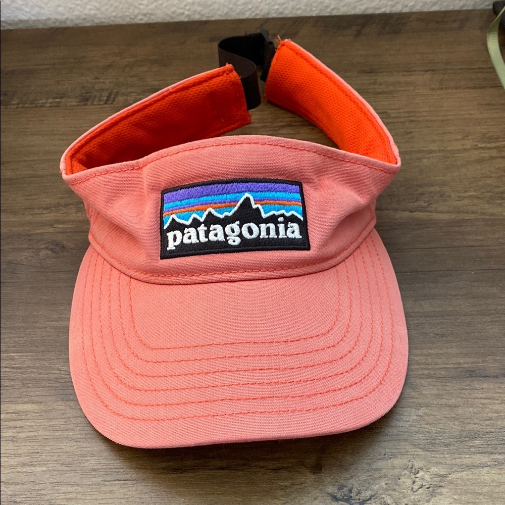 Patagonia Pink and Orange Hat for Outdoor Adventures